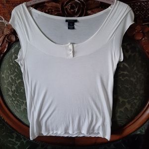 GANT Cap Sleeve Top T Shirt Light Weight NWOT